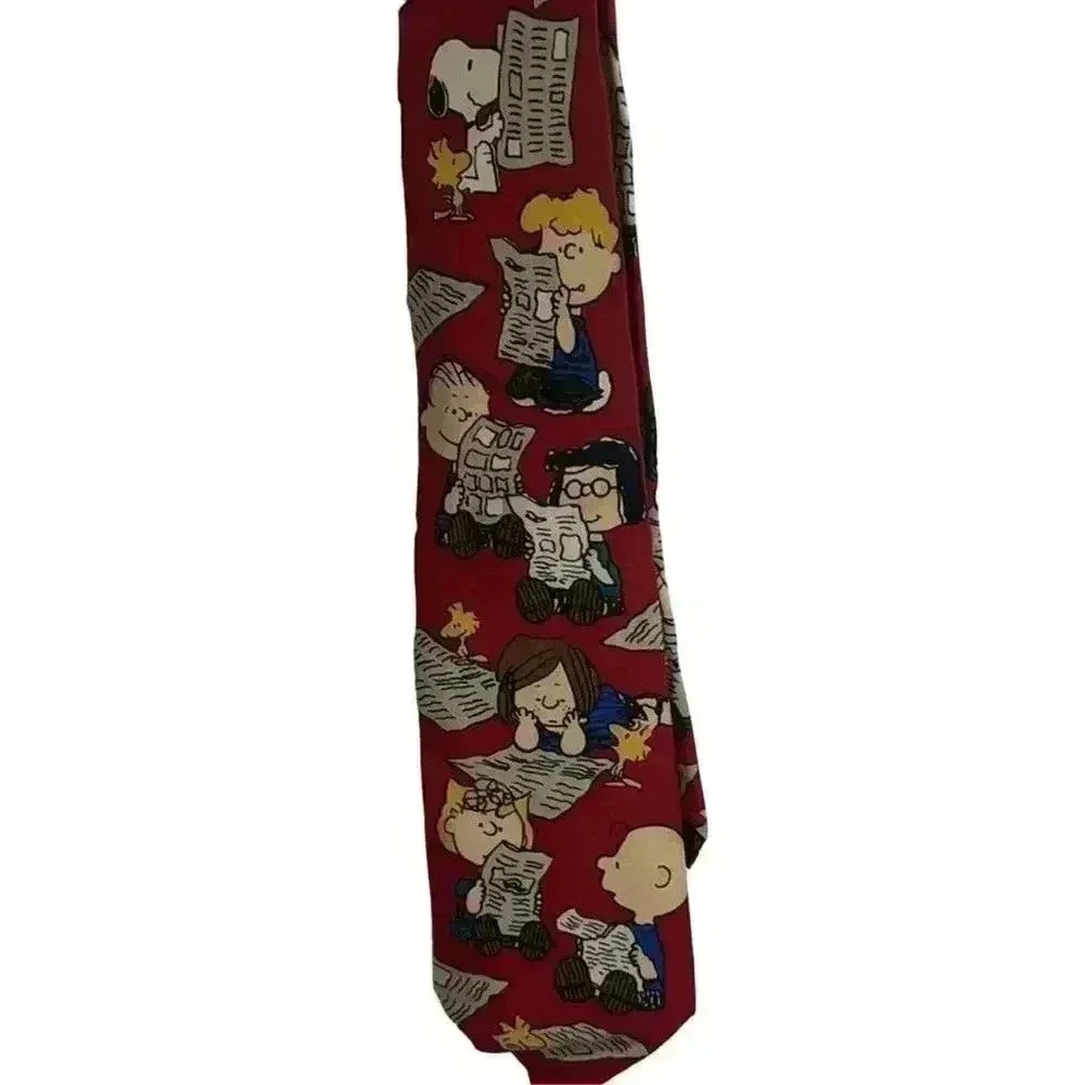 Peanuts Snoopy & Gang UFS Unisex tie Vintage Excellent condition‎ Linus Marcy